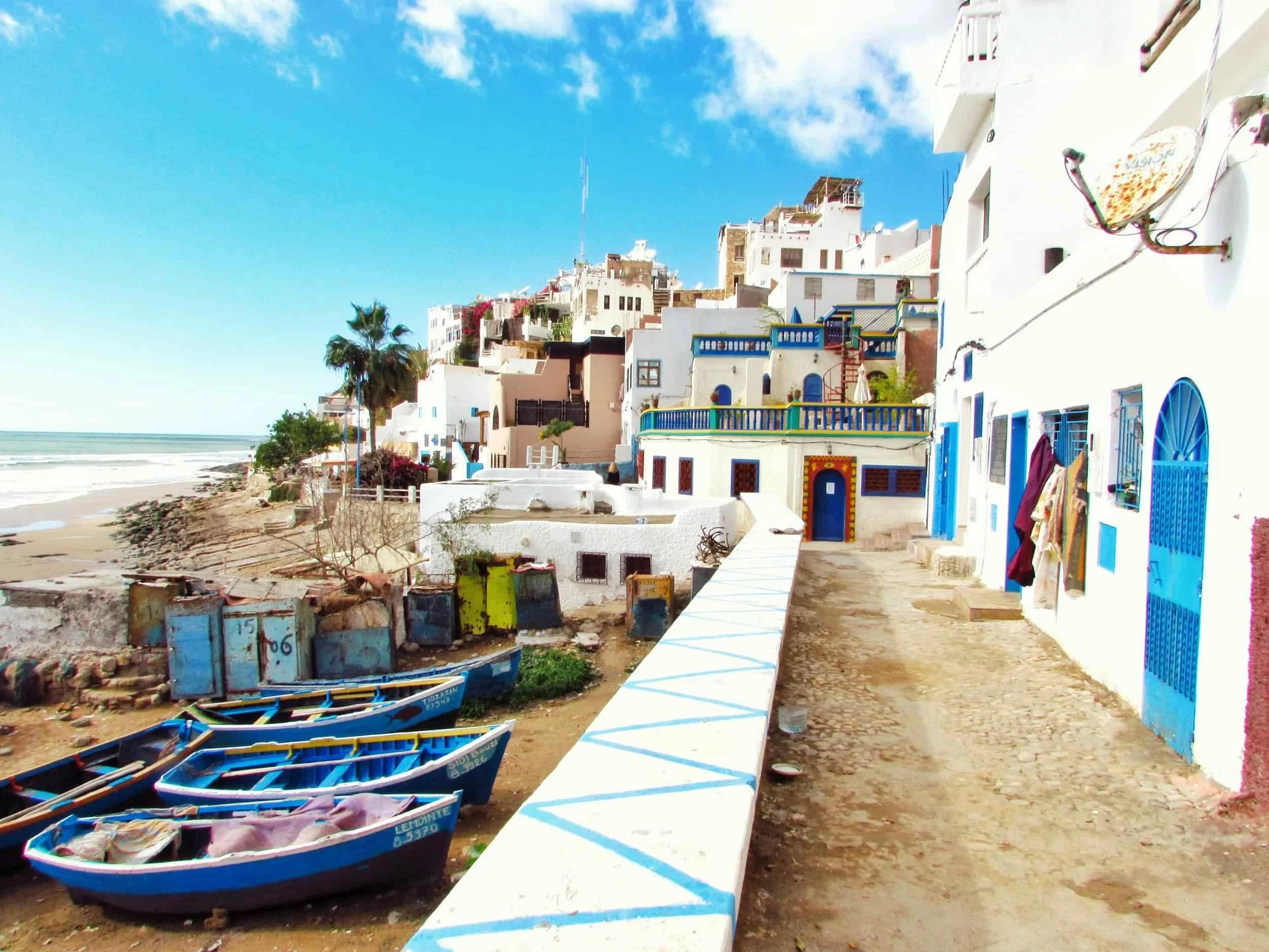beautiful coastal village