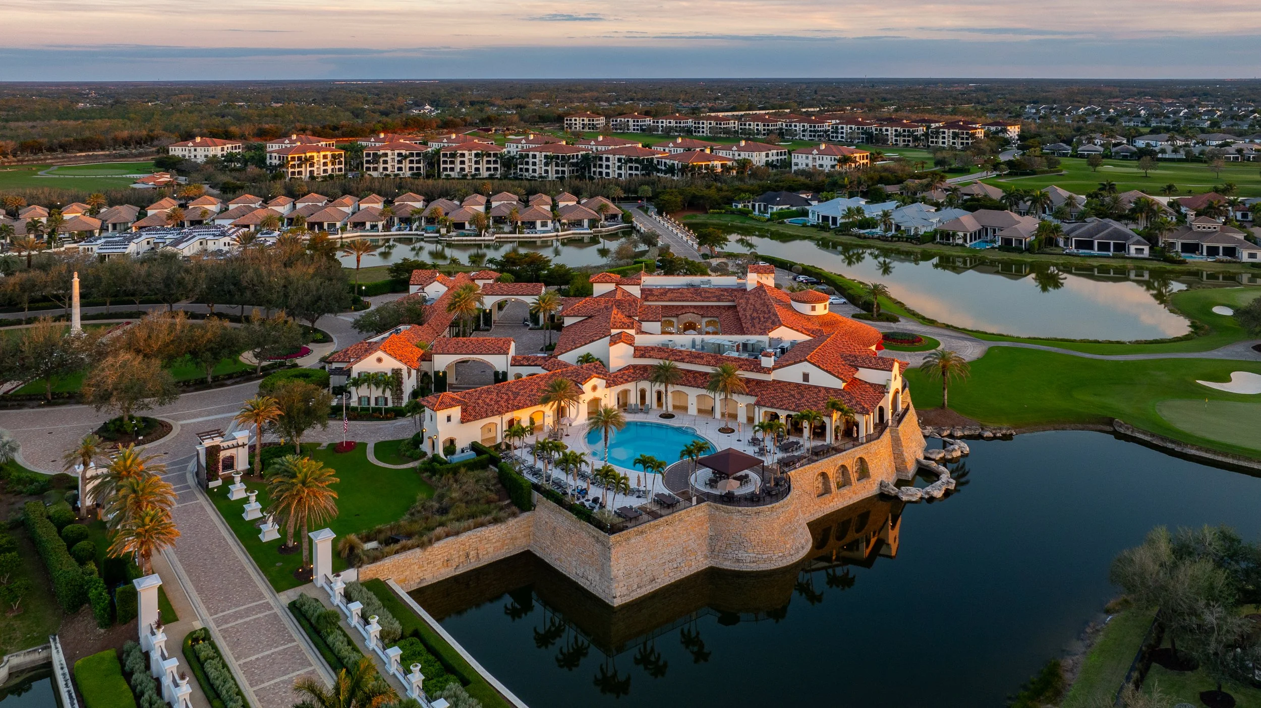 Talis Park Twilight Naples Aerial Stock Photography_-4.jpg