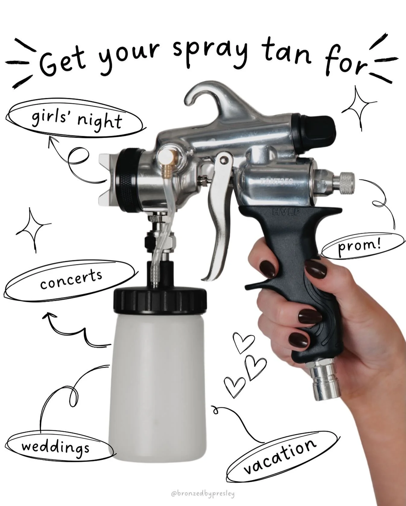 OR my favorite reason for a spray tan: an immediate confidence booster😉 No matter what your plans are, a spray tan can always be part of them! Book your in-studio or mobile appointment NOW! 

#spraytanning #spraytans #whyyouneedaspraytan #sunlesstan