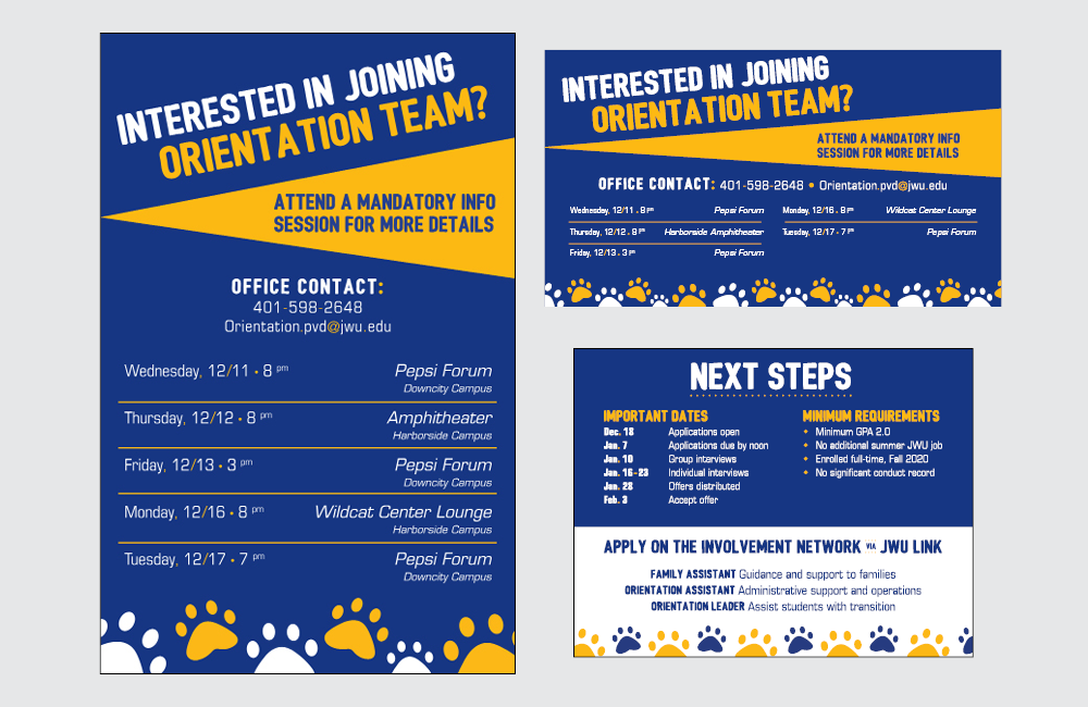 Orientation Team Recruitment
