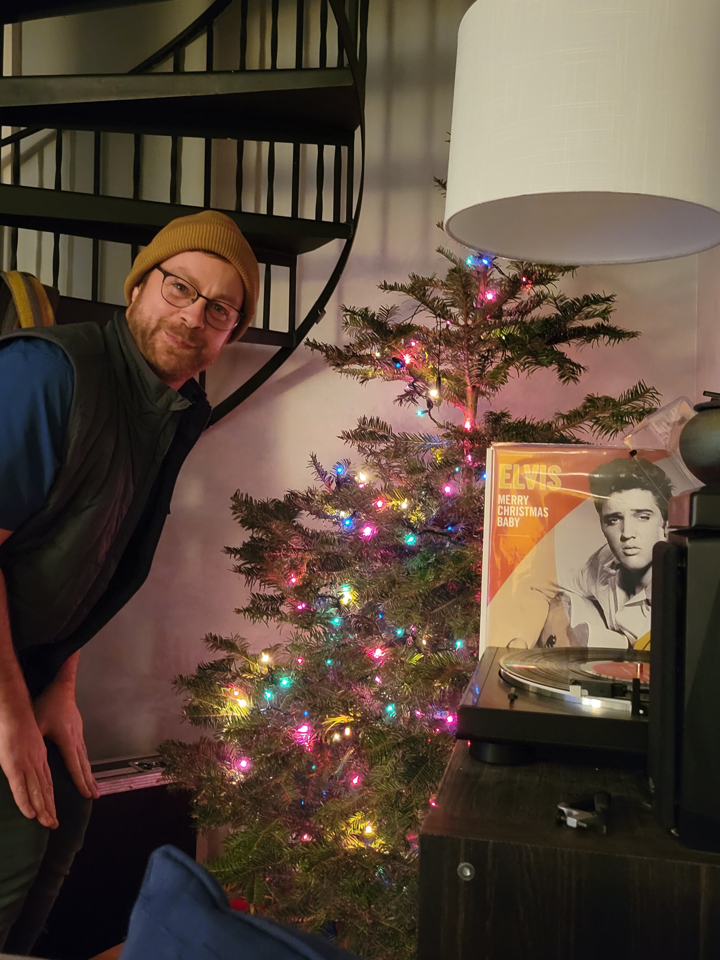 That time it was Christmas in our little shed house!