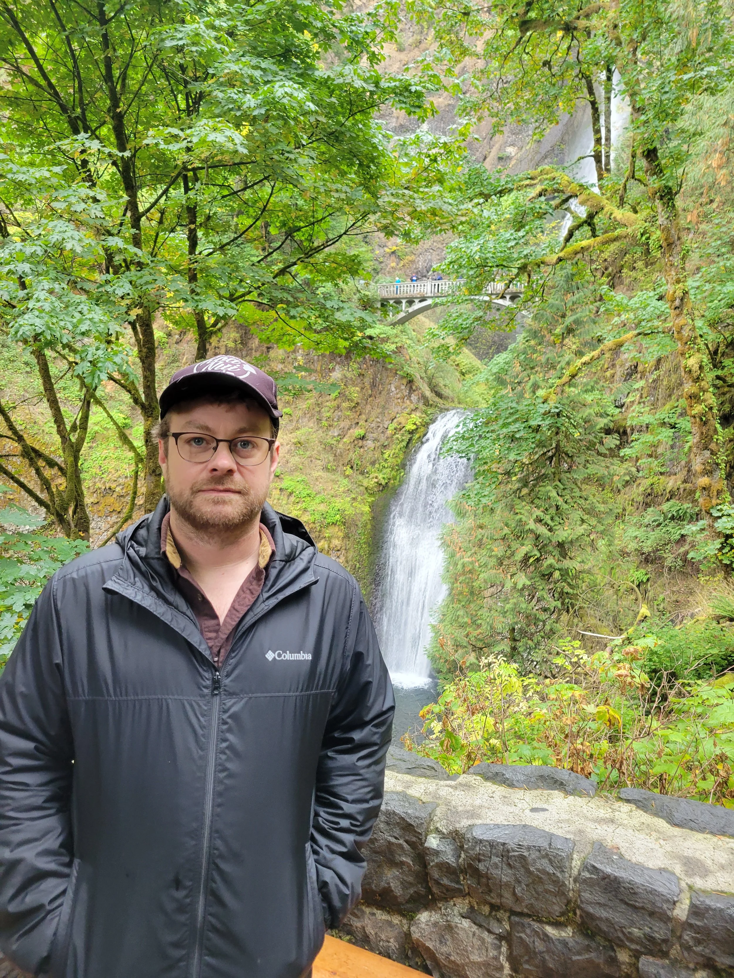 That time Allison took Corey to the falls and he had a really good time!