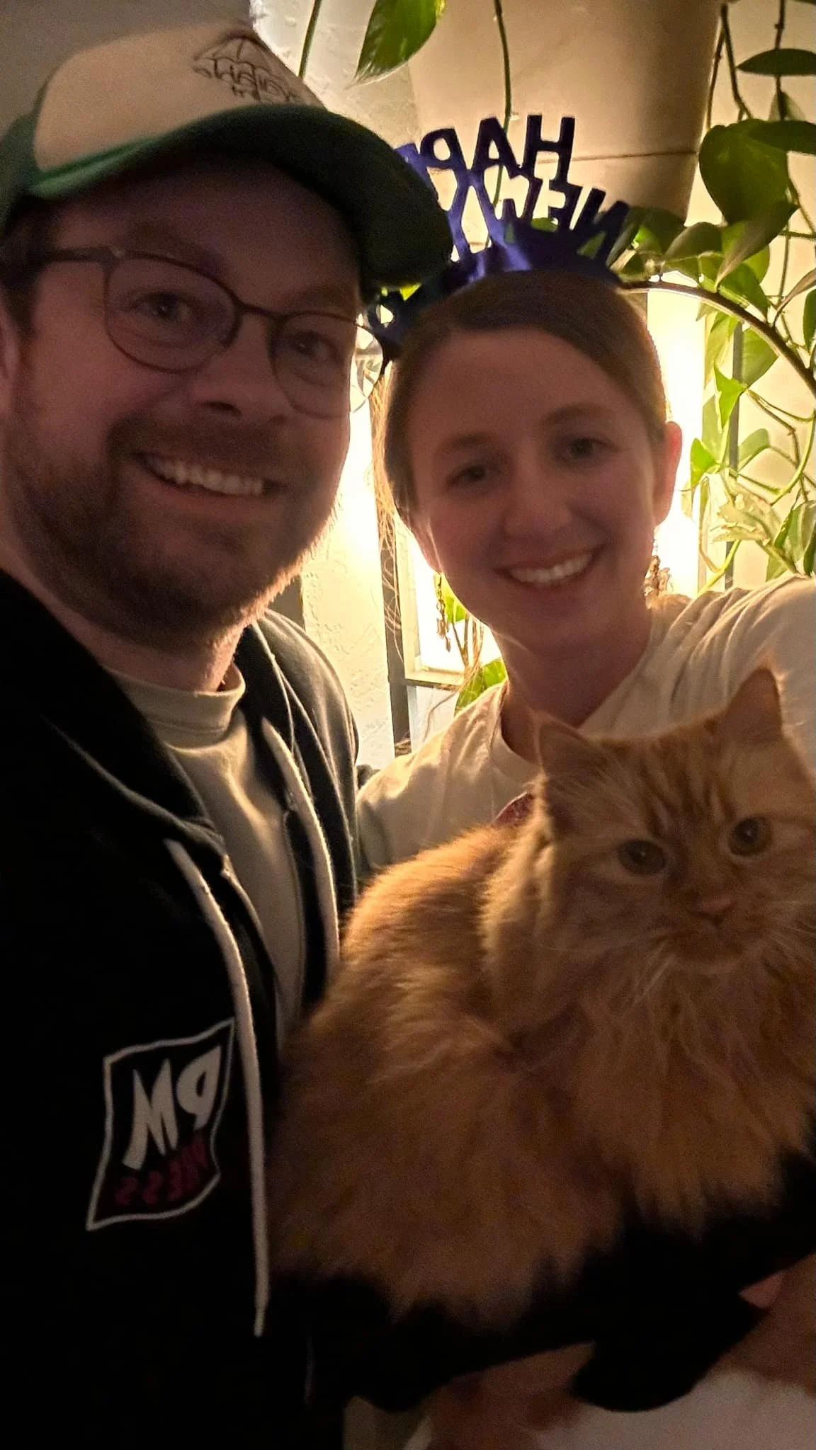 That time Allison and Corey and Mo celebrated the New Year!