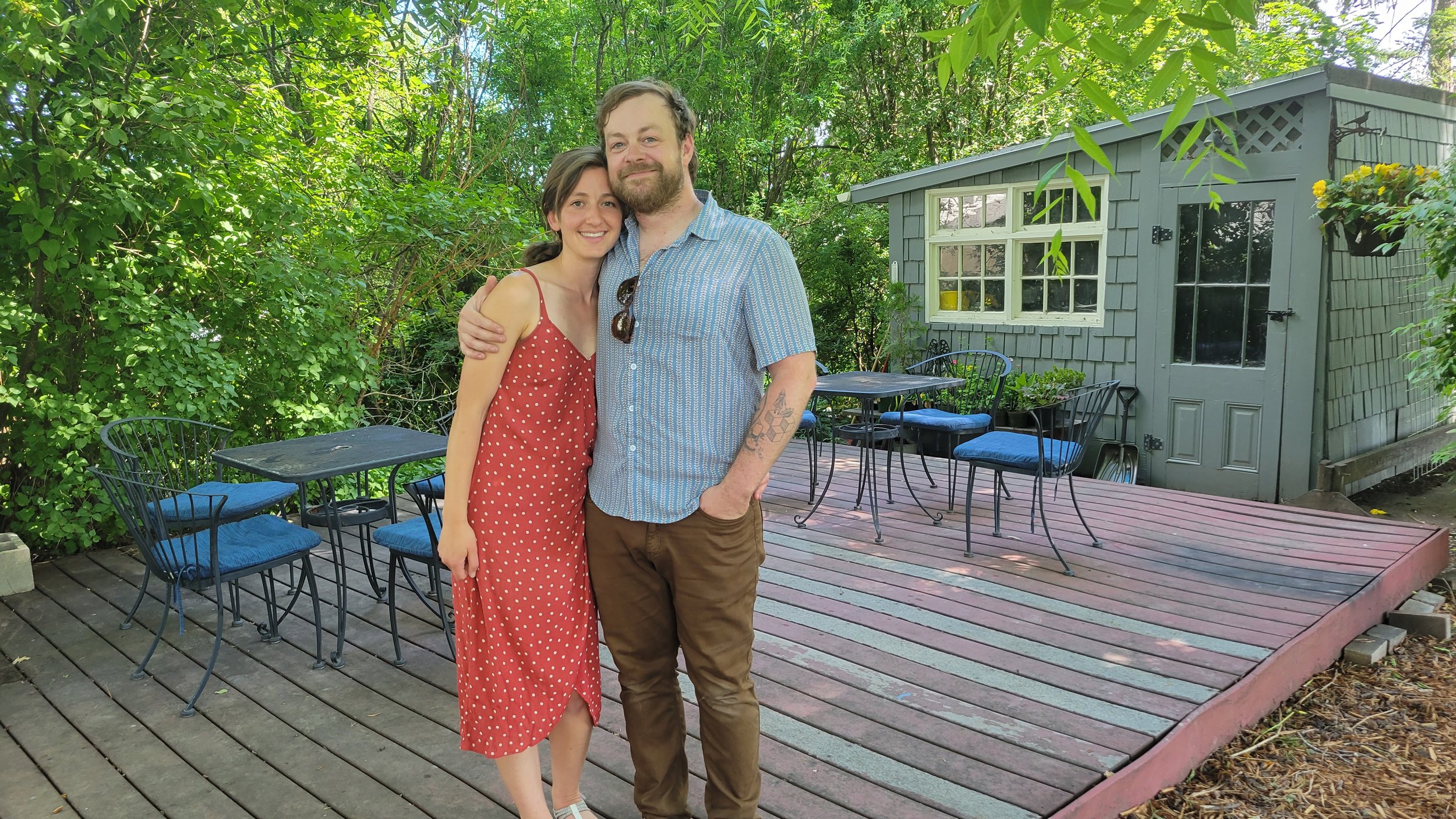 That time Allison and Corey went to Evan and Margot’s wedding!