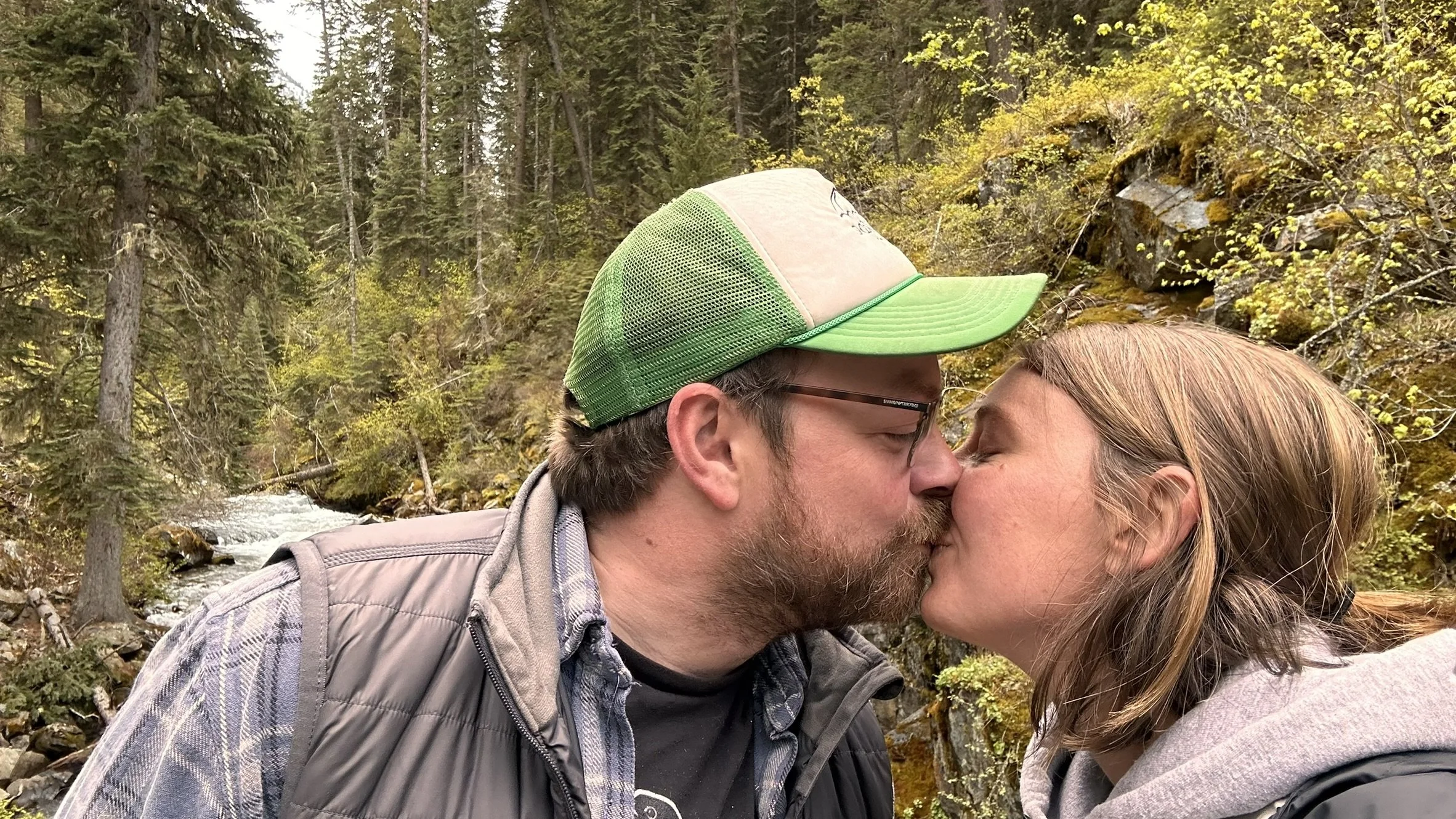 That time Corey and Allison kissed in the mossy wilds!