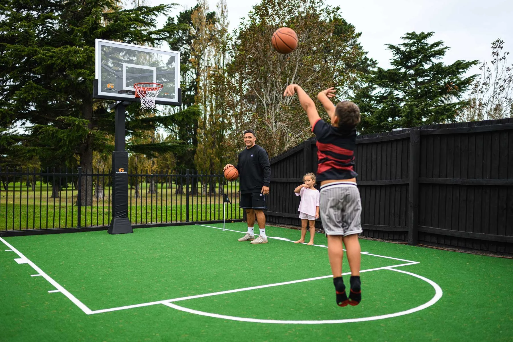 A Christchurch backyard created for family life, with Codie Taylor