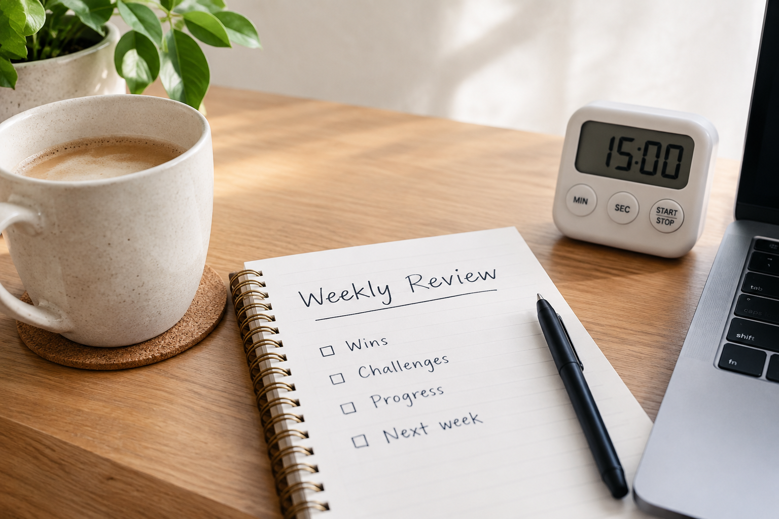 The 15-minute weekly review my clients swear by