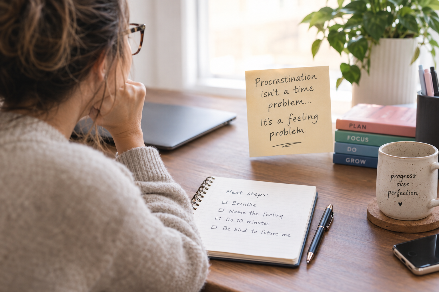 Procrastination isn't a time problem