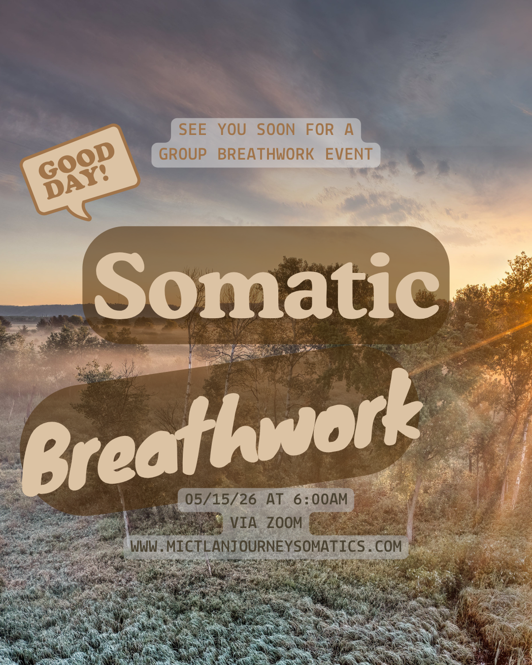 Group Somatic Breathwork (Virtual)