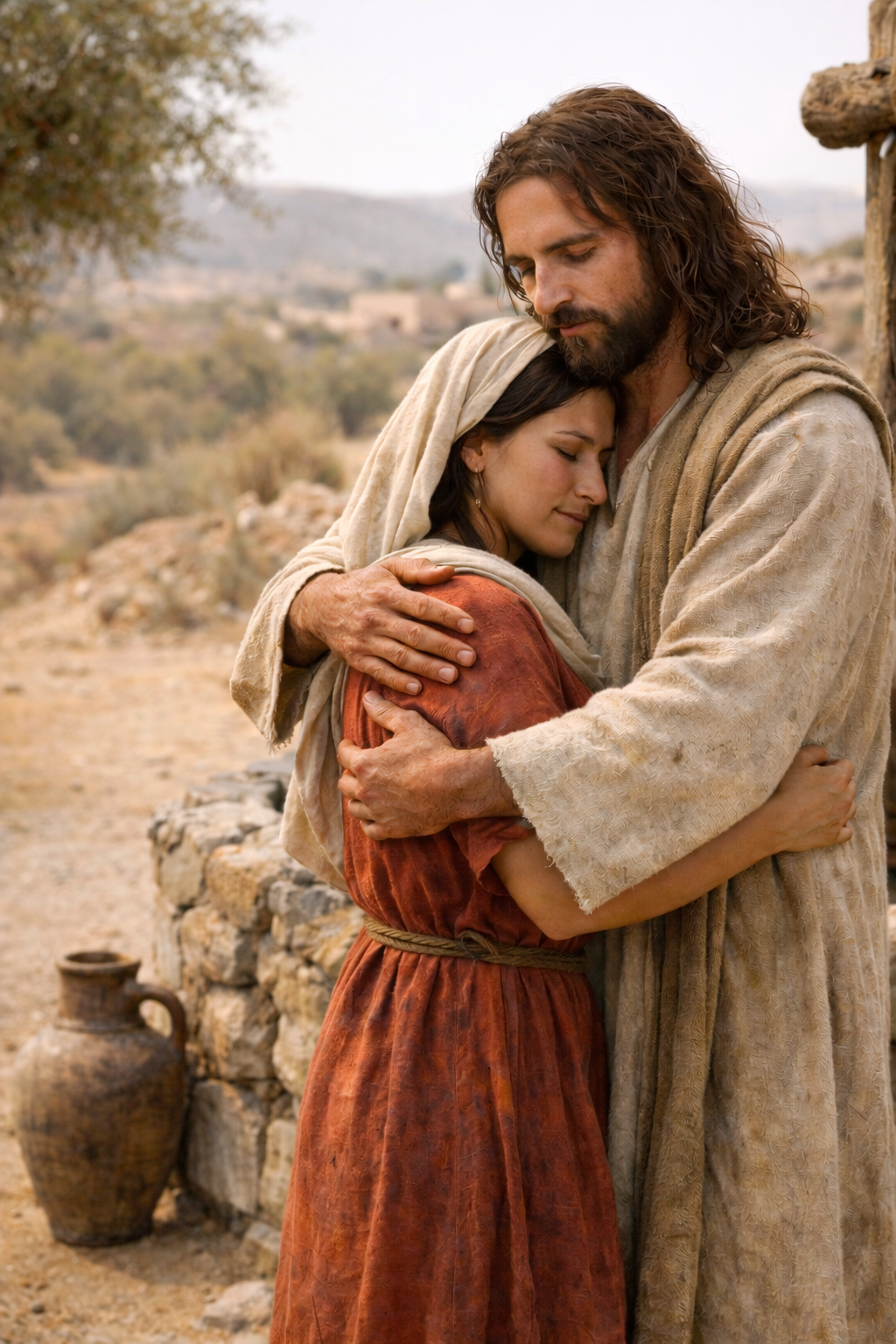 Jesús dignificó a la samaritana, a una mujer.