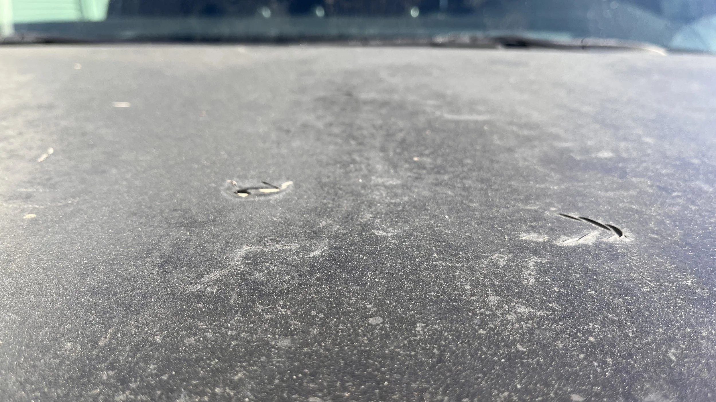 hood decal imperfections 