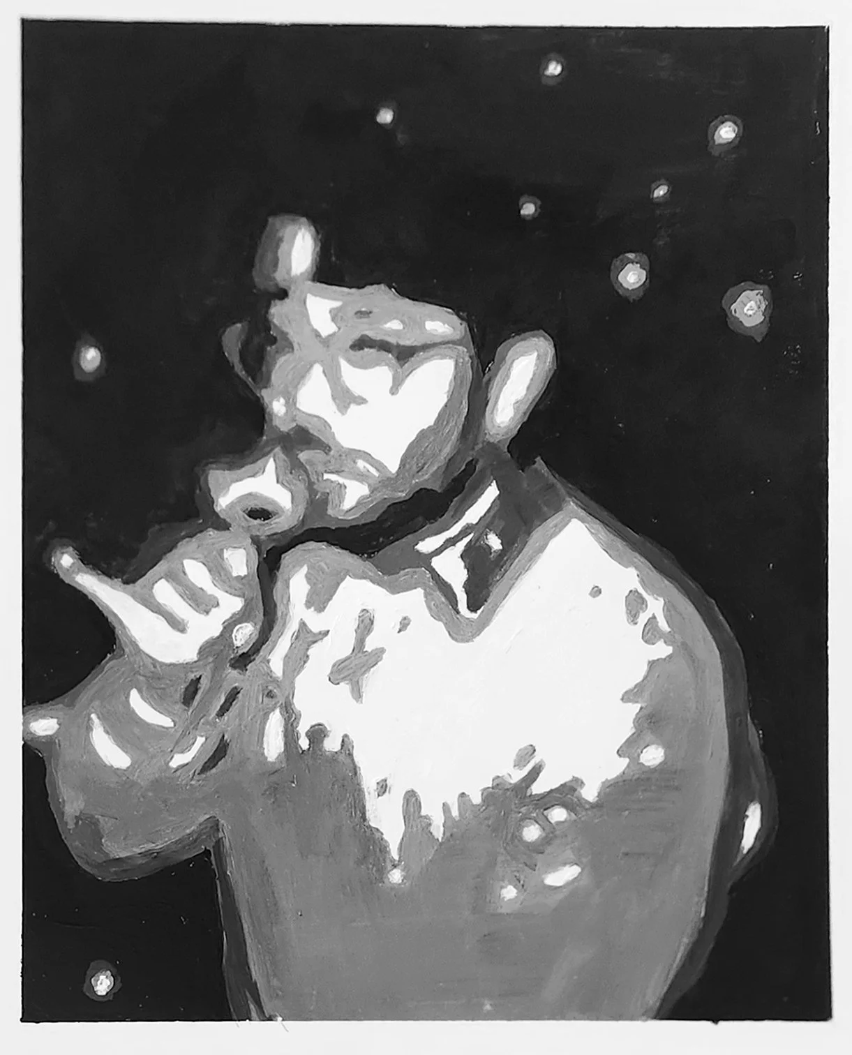 Four Values in Acrylic