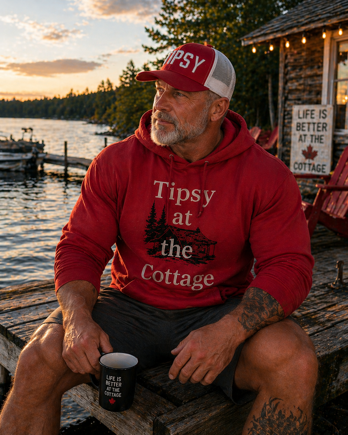 'Tipsy at the Cottage' Hoodie