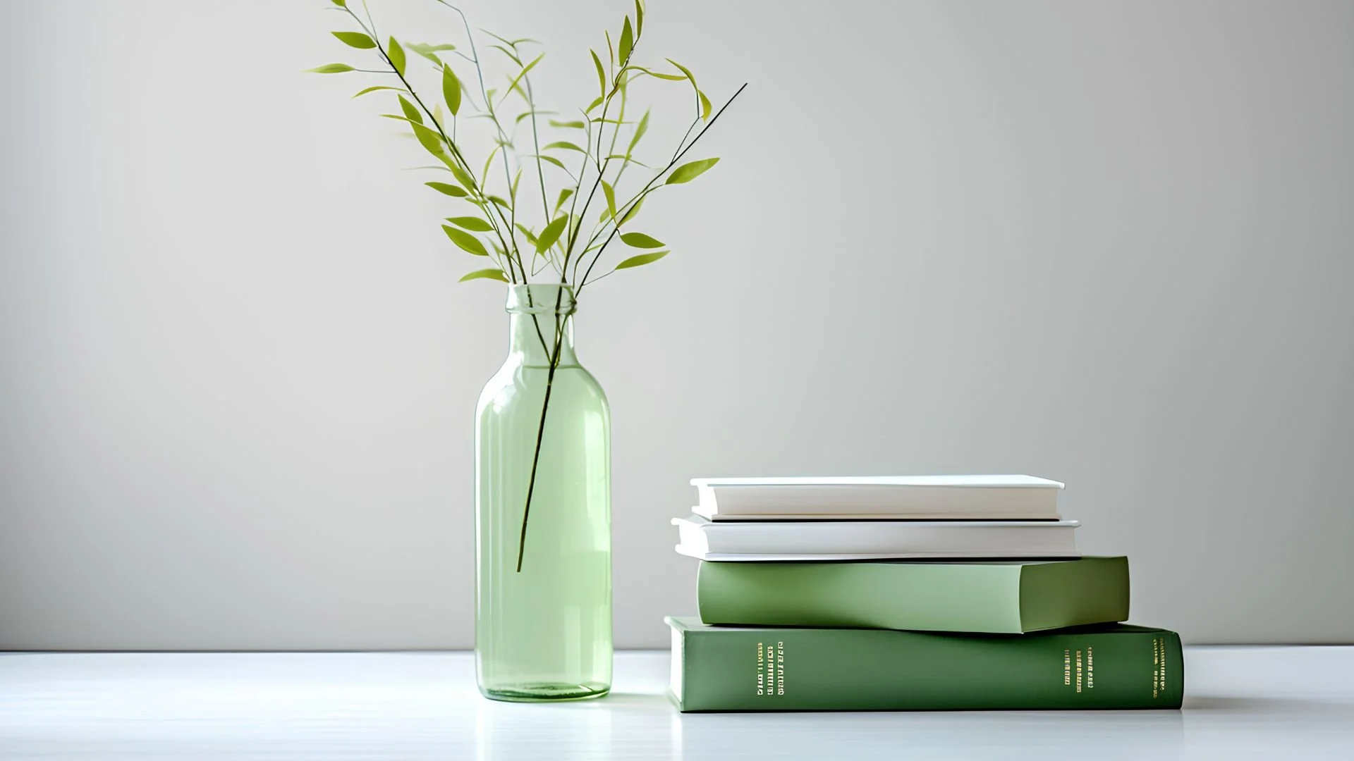 A man with glasses and a beard, wearing a light blue shirt, smiling and looking at a laptop in front of him.