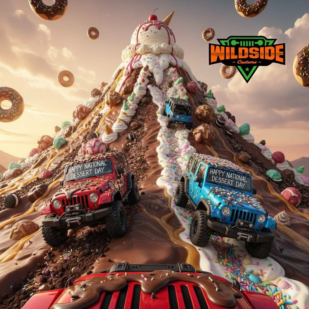 It&rsquo;s **National Dessert Day** &mdash; and we&rsquo;re serving up something sweeter than pie 🍰
A freshly built Jeep 😎

Forget the cupcakes, we&rsquo;ll take some lift kits, beadlocks, and new fenders any day.
Because when it comes to dessert&h