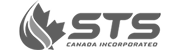 STS Canada Incorporated Black logo with Canadian maple leaf and oil image.