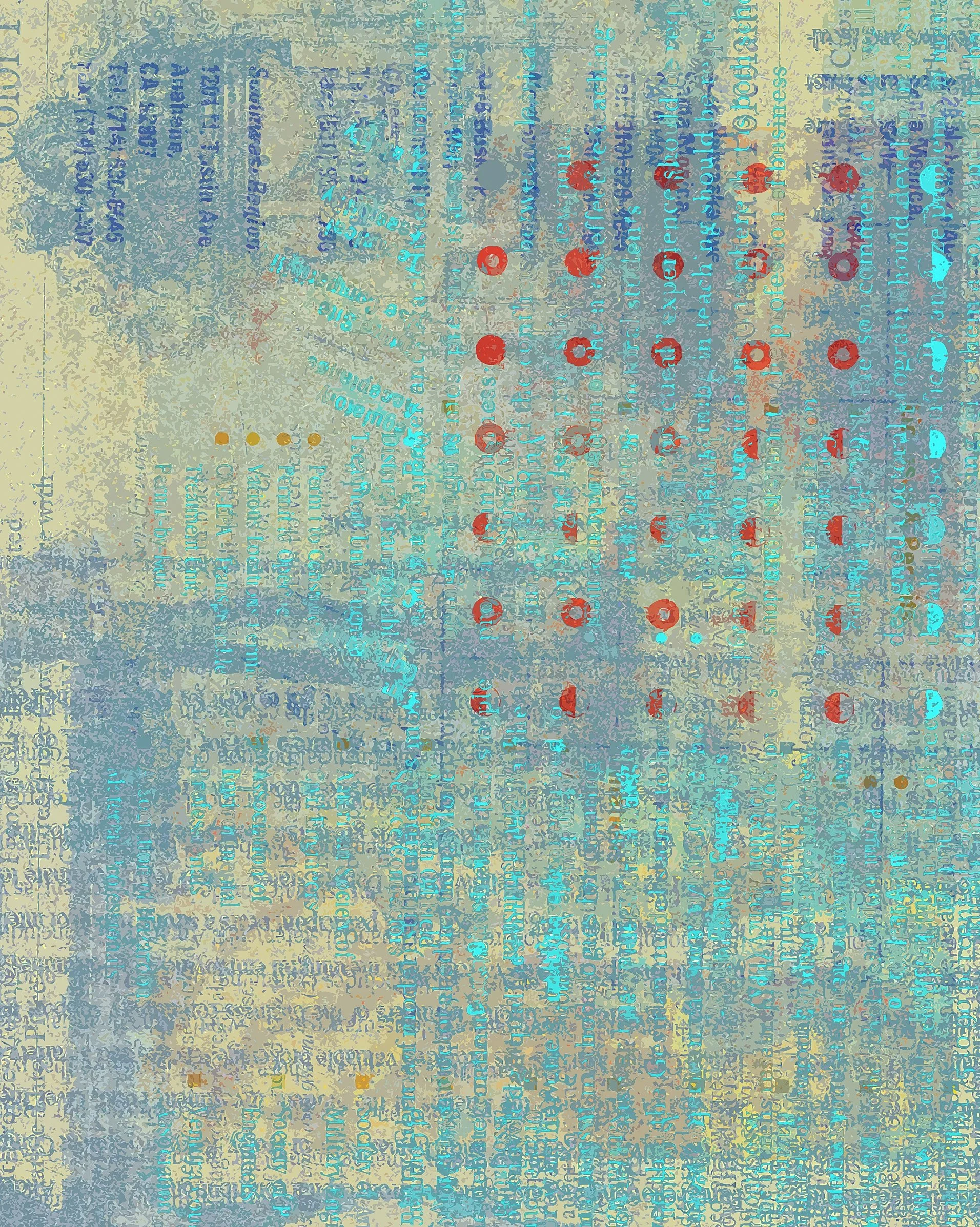 Faux Manifesto 1.  52 x 65" & 32 x 40"