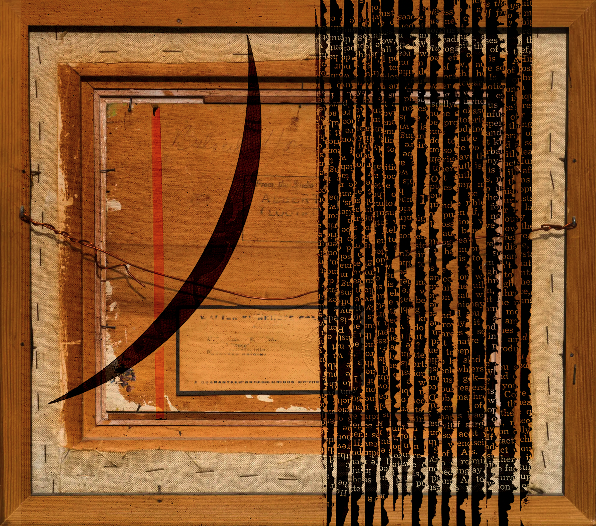 Black Moon Sliver Black Rain with Wire