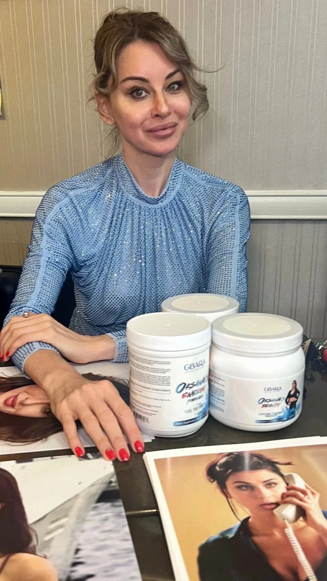 OKSANA WITH LORRAINE BRACCO