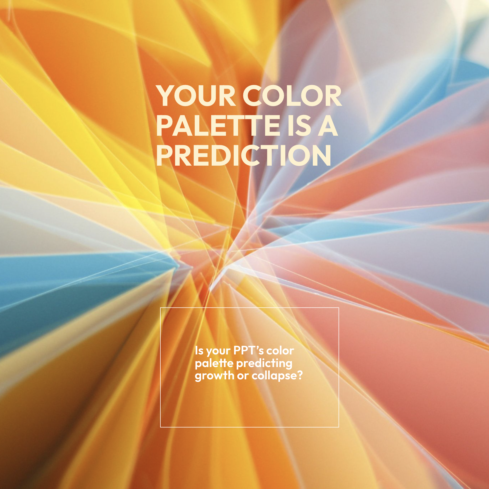 Your color palette is a financial forecast