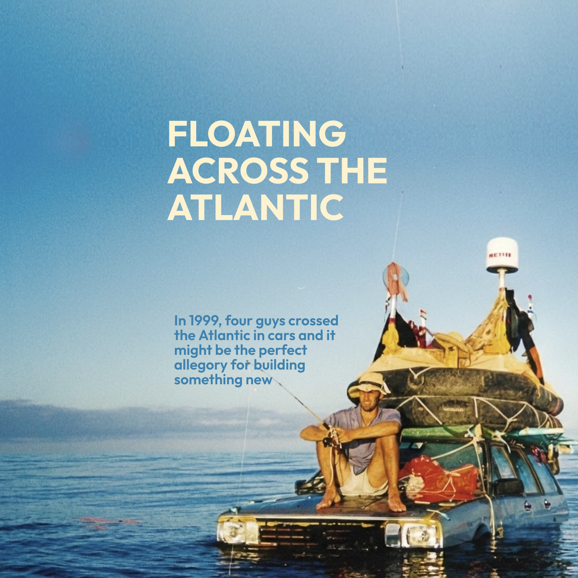 Floating across the Atlantic