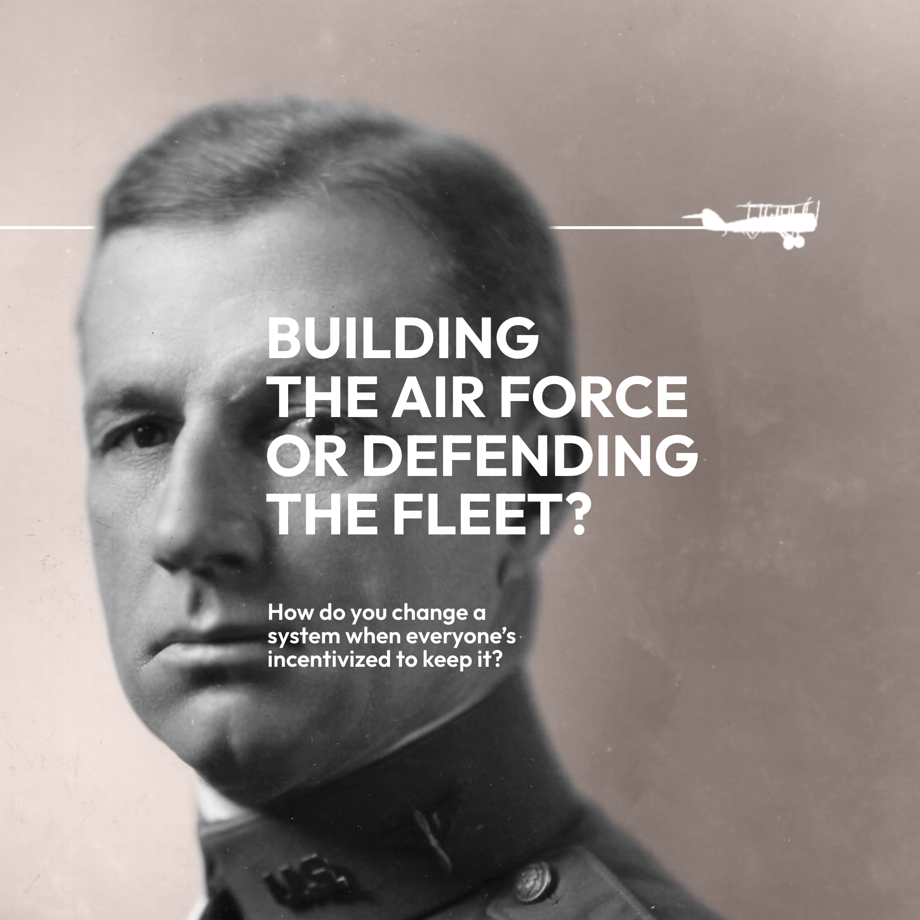 Building an air force or defending the fleet?