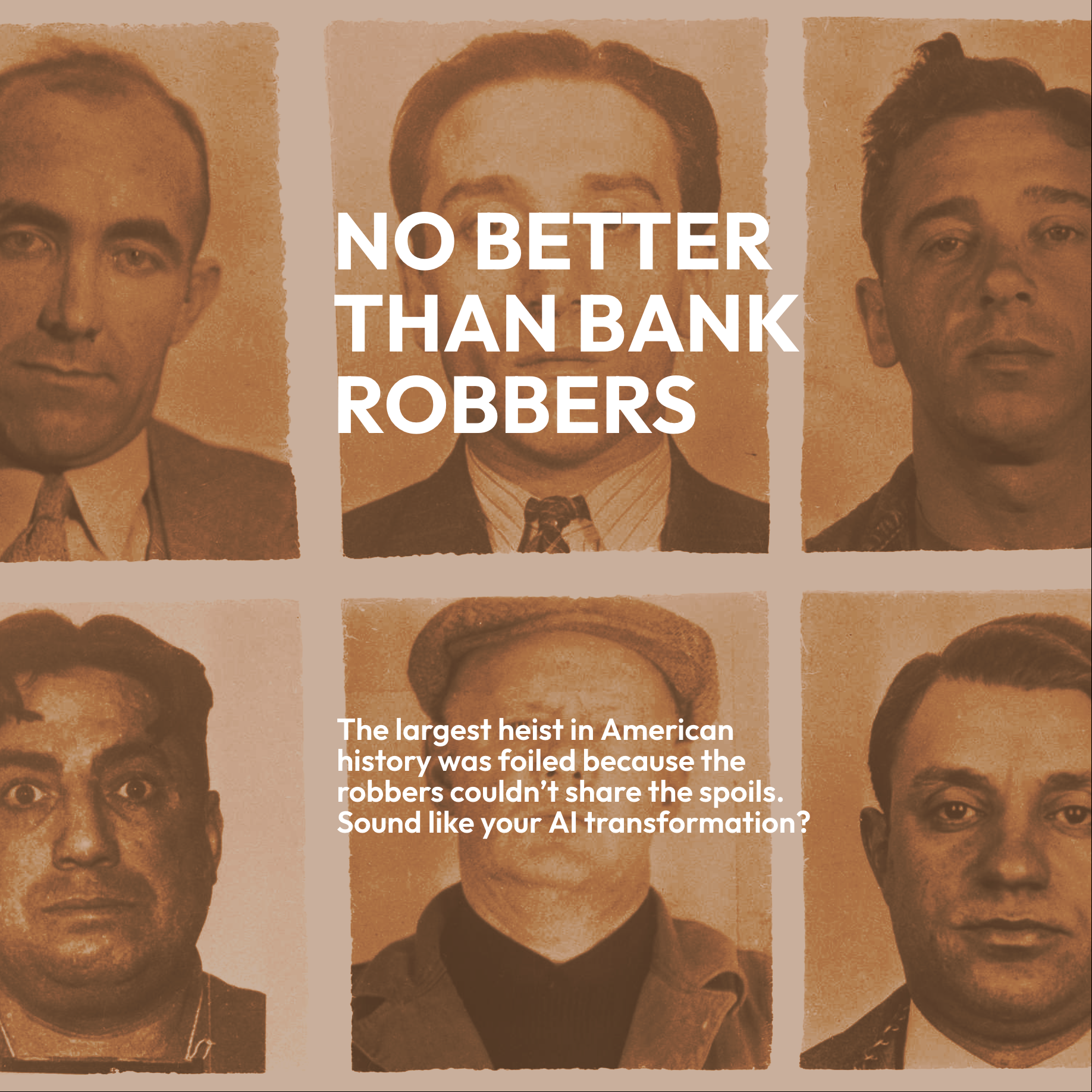 No better than bank robbers