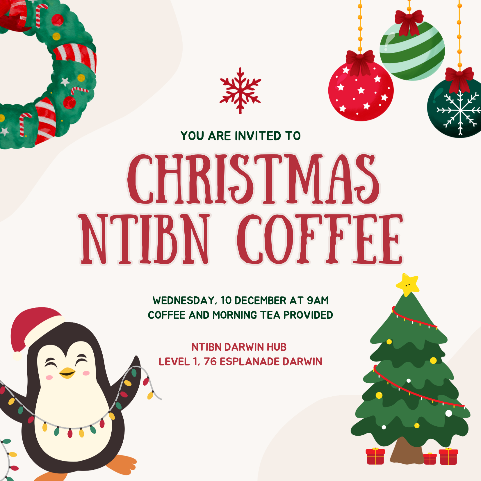 NTIBN Christmas Coffee - Darwin Hub 