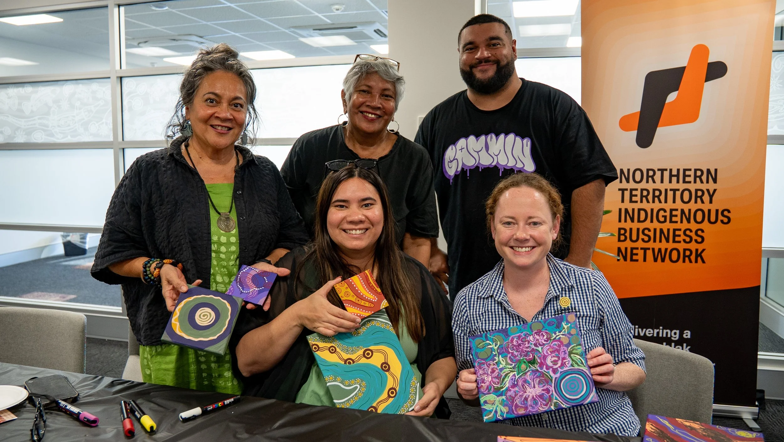 Sip, Paint and Share led by Joanne Nasir 