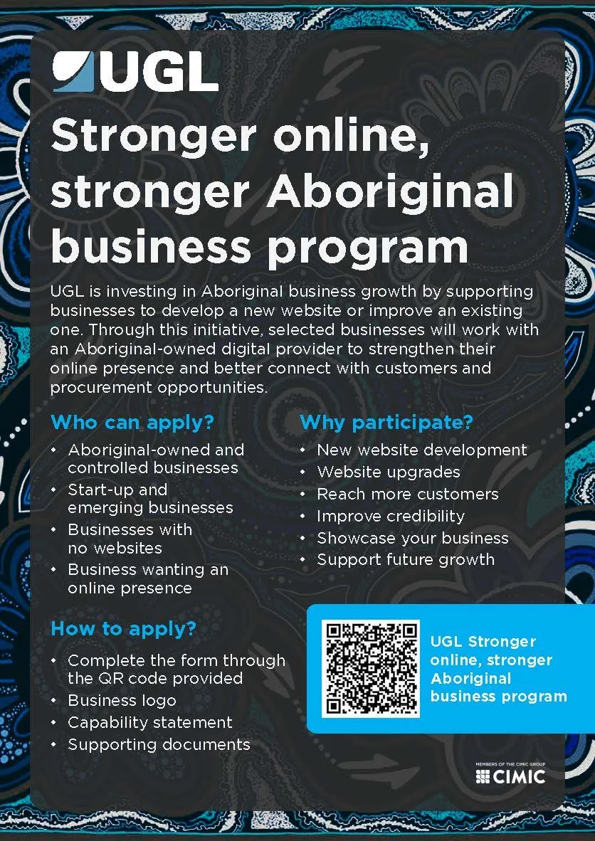 UGL Stronger online, stronger Aboriginal business program