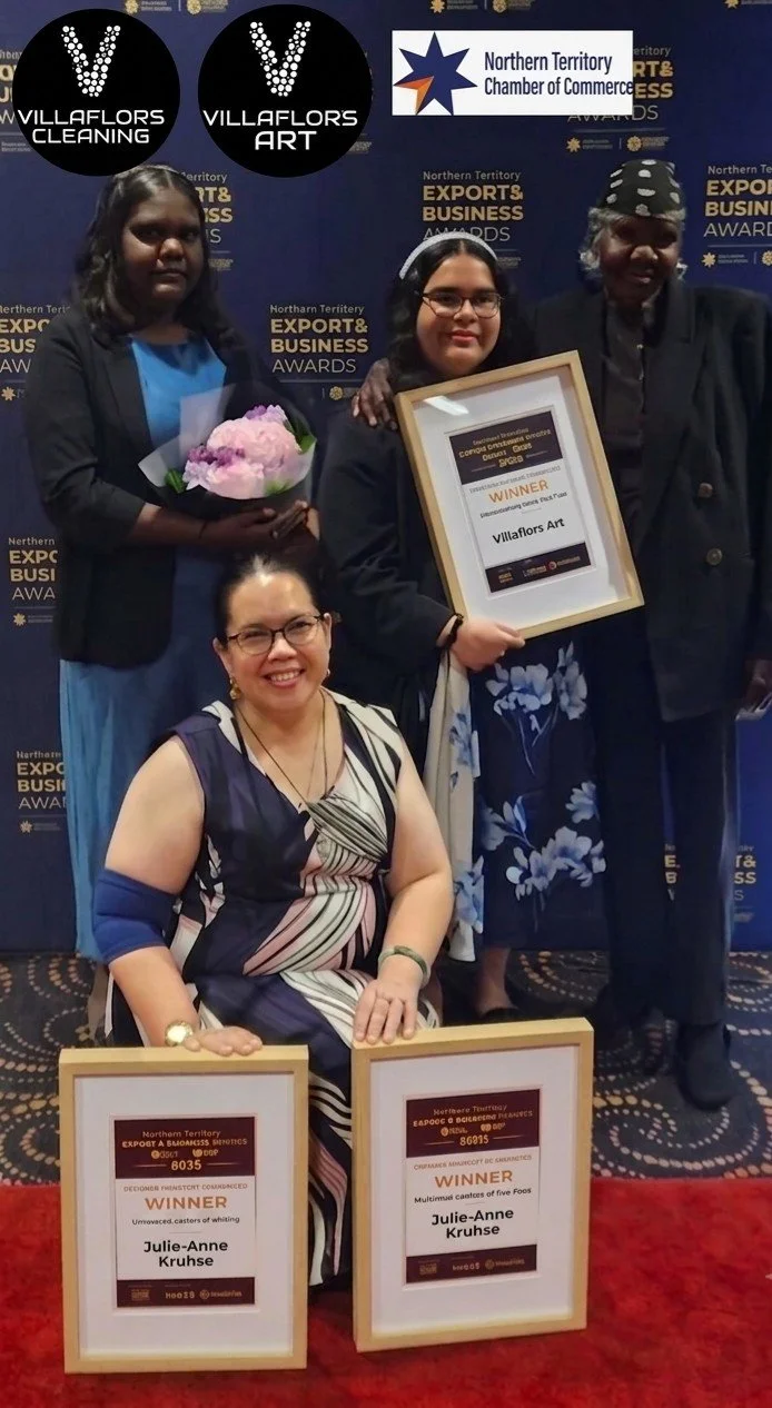 Congratulations to Villaflors Cleaning, Grounds Maintenance and Art, winner at the 2026 Northern Territory Export and Business Awards!
