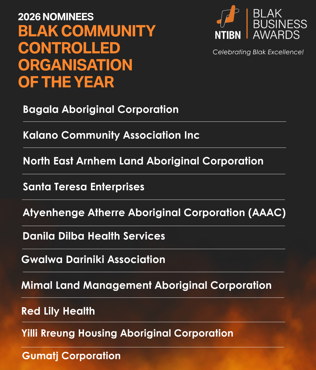 Blak Community Controlled Organisation of the Year 