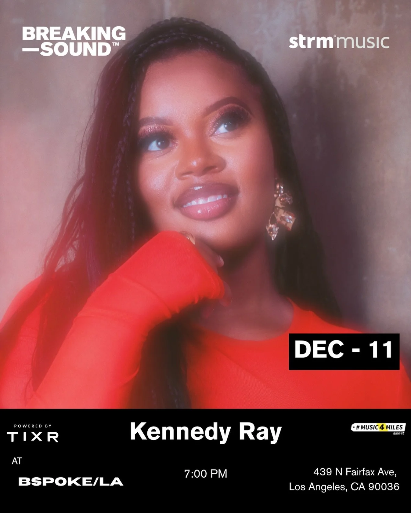 last show of the year this thursday @breakingsoundla , pop out cuties! tix in bio of course 🤝🏾

#breakingsound #breakingsoundla #bspokestudios #livemusic