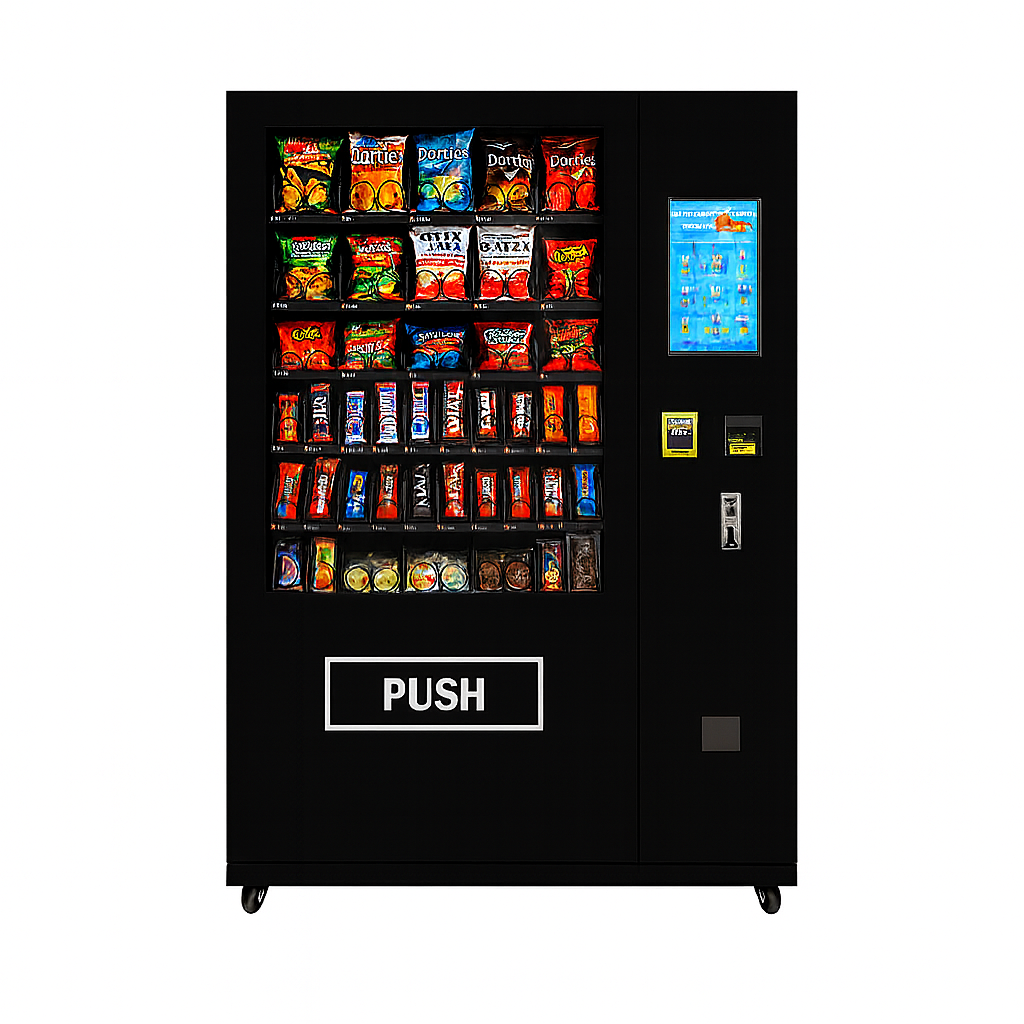 Smart Snack Vending Machine with Touch Screen