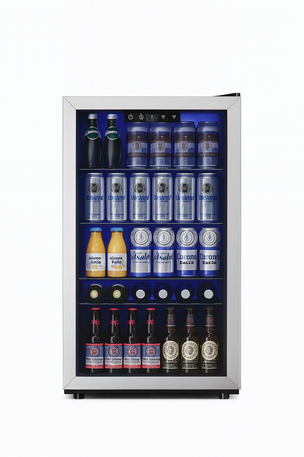 130 Can Beverage Cooler with Glass Door