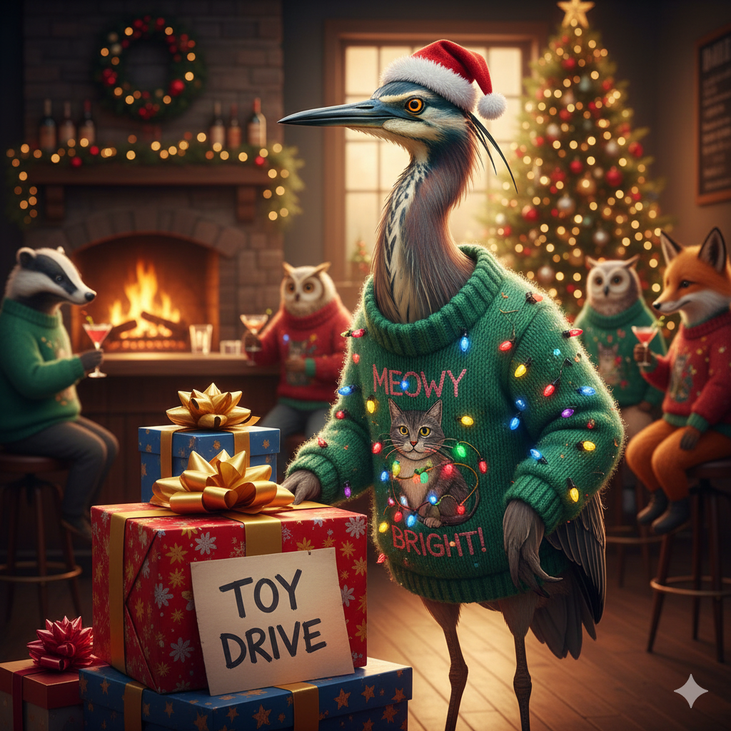 Green Heron Holiday Party &amp; Toy Drive