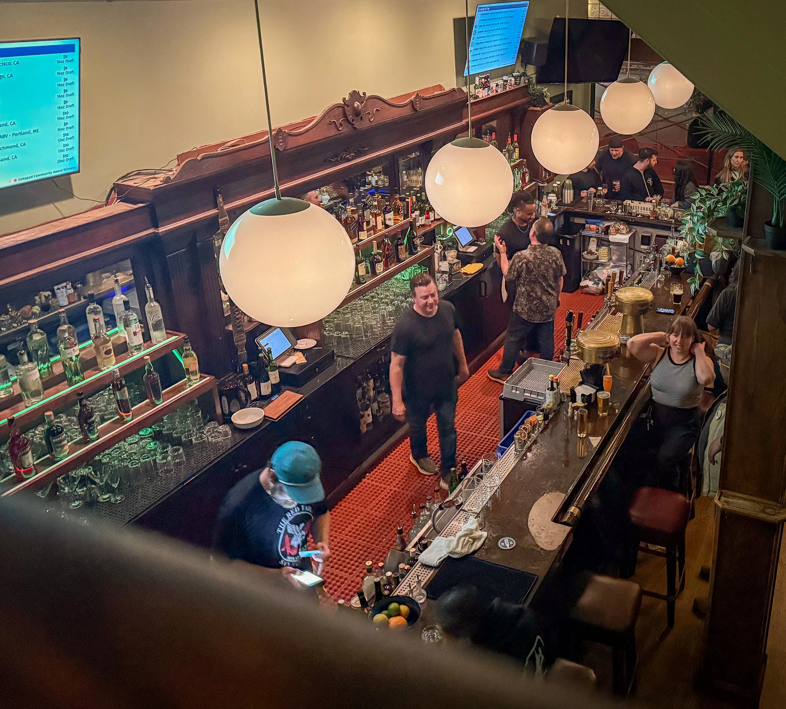 busy bar ready for handling large events and private parties