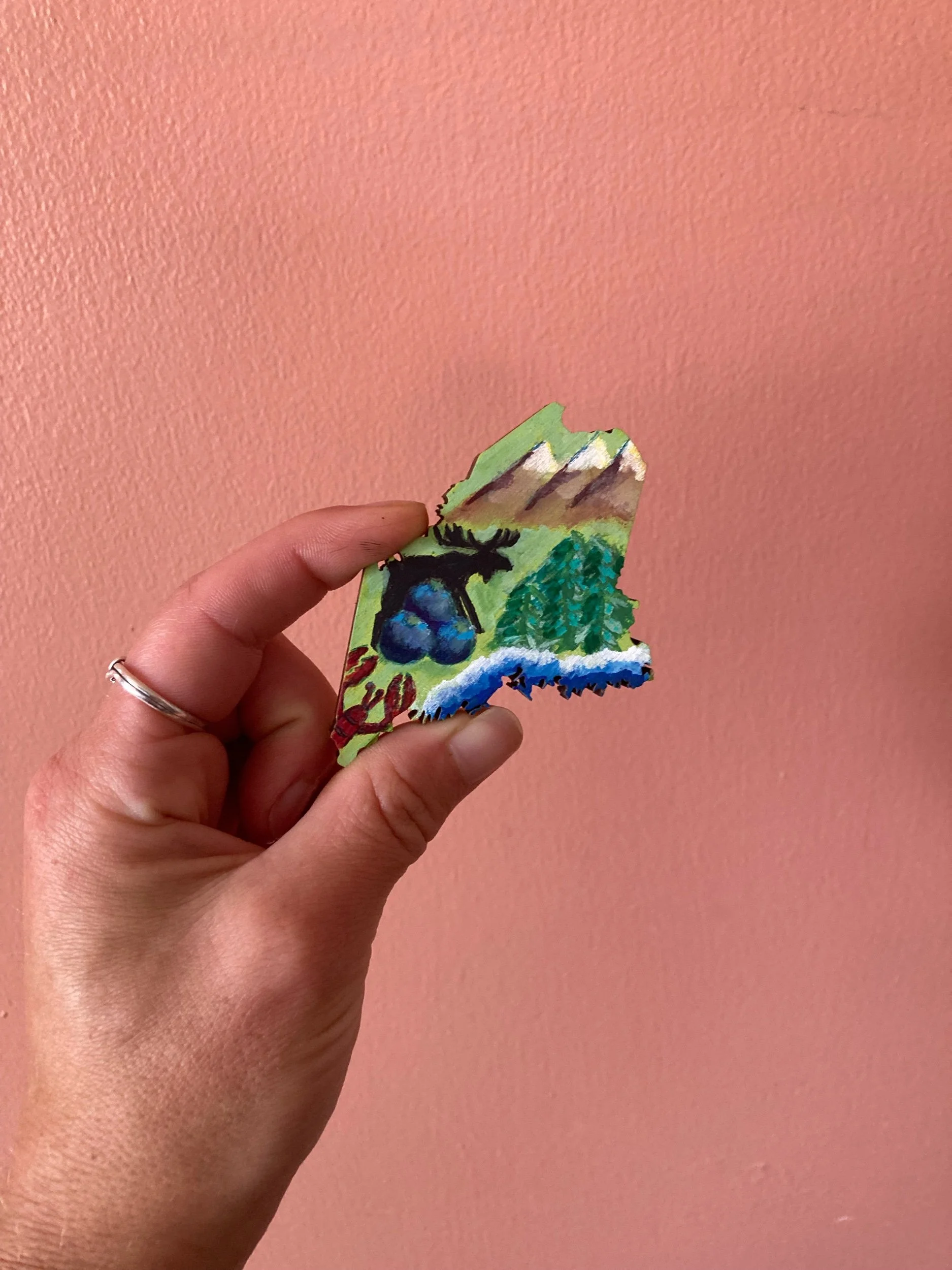 Maine Love Magnet Ticket