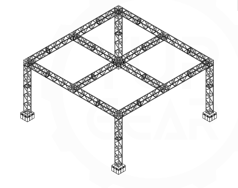 " Truss Structure with Truss Ballasts