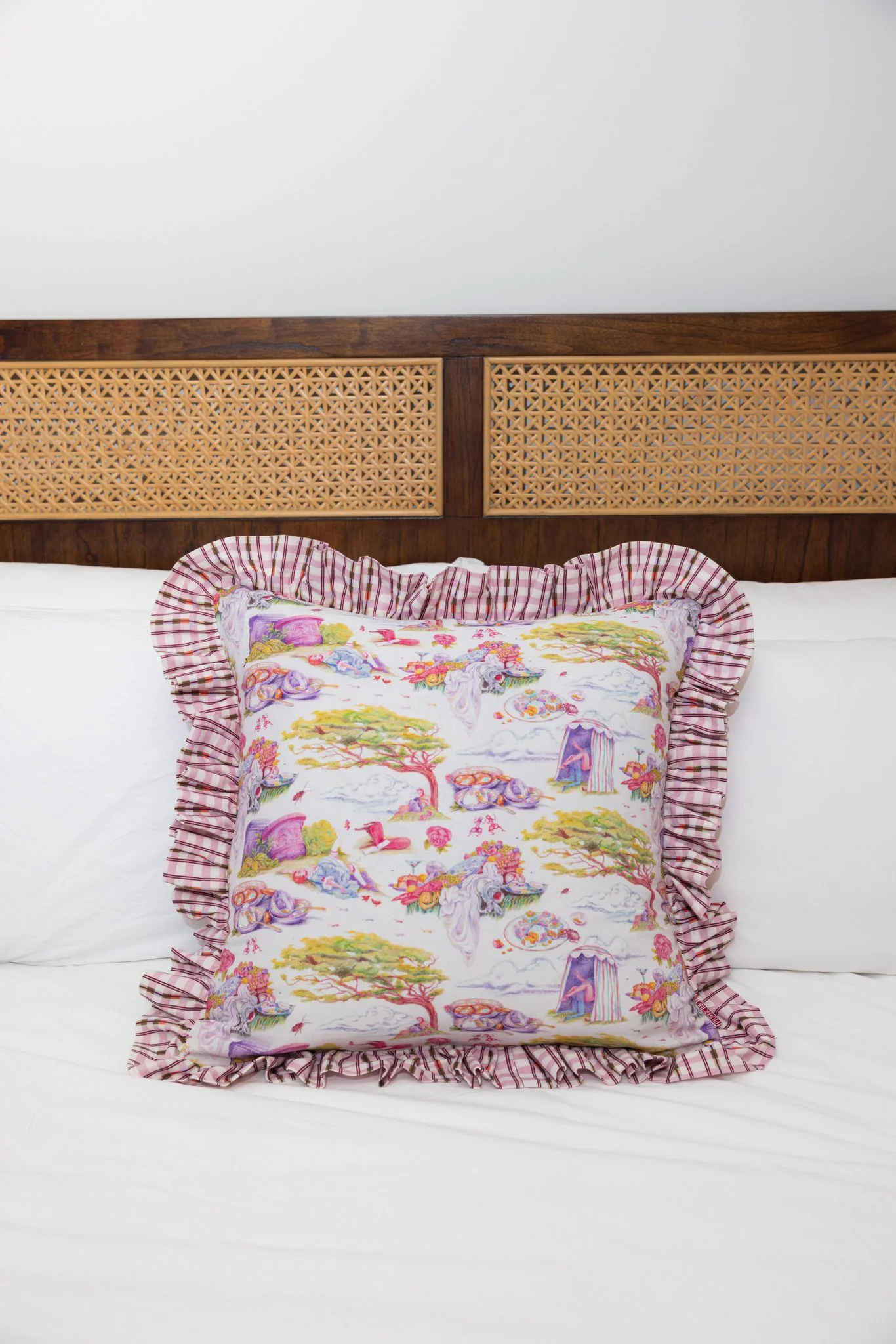 Rococo Sleaze Ruffle Cushion Cover