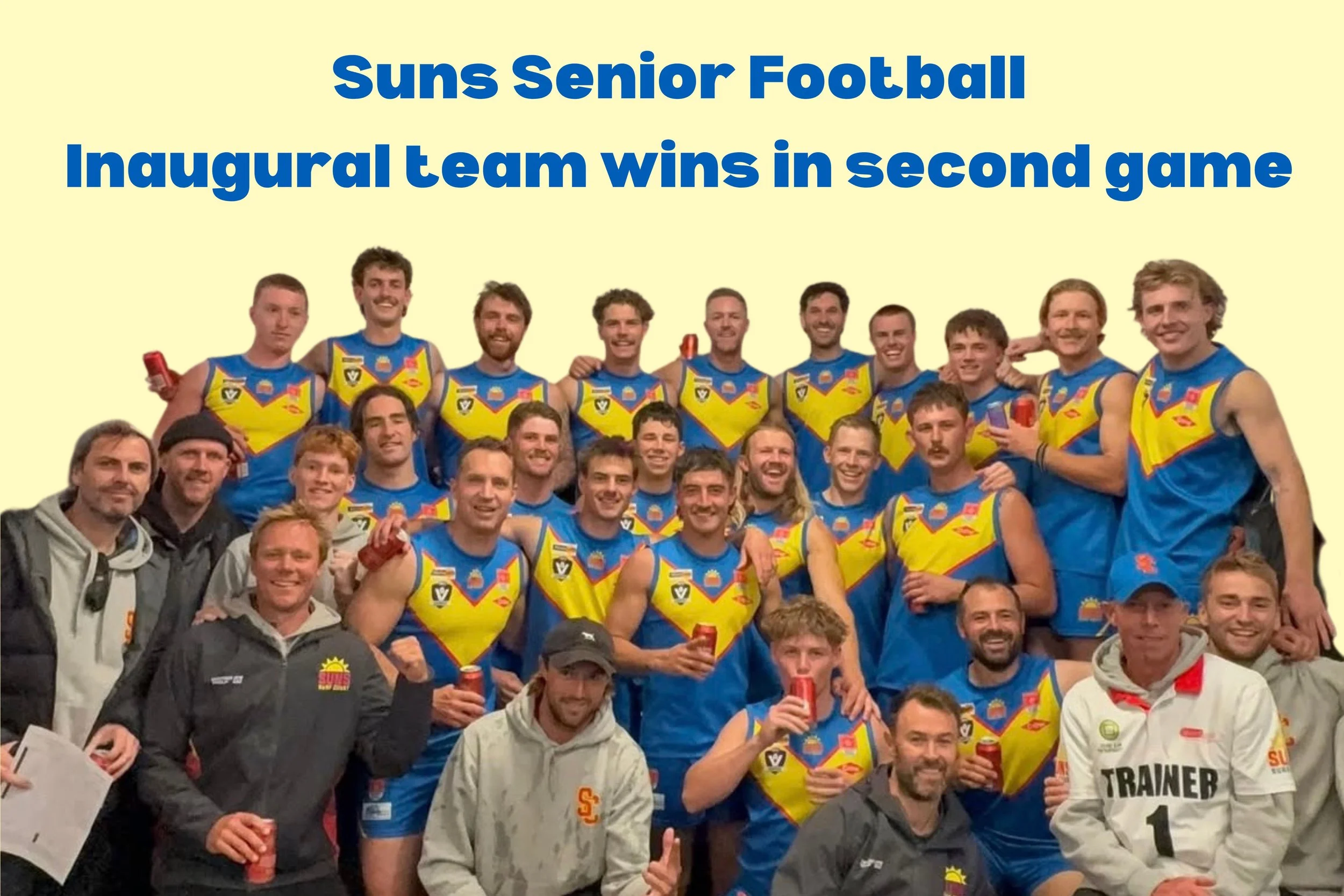 First win for Senior Football Team 