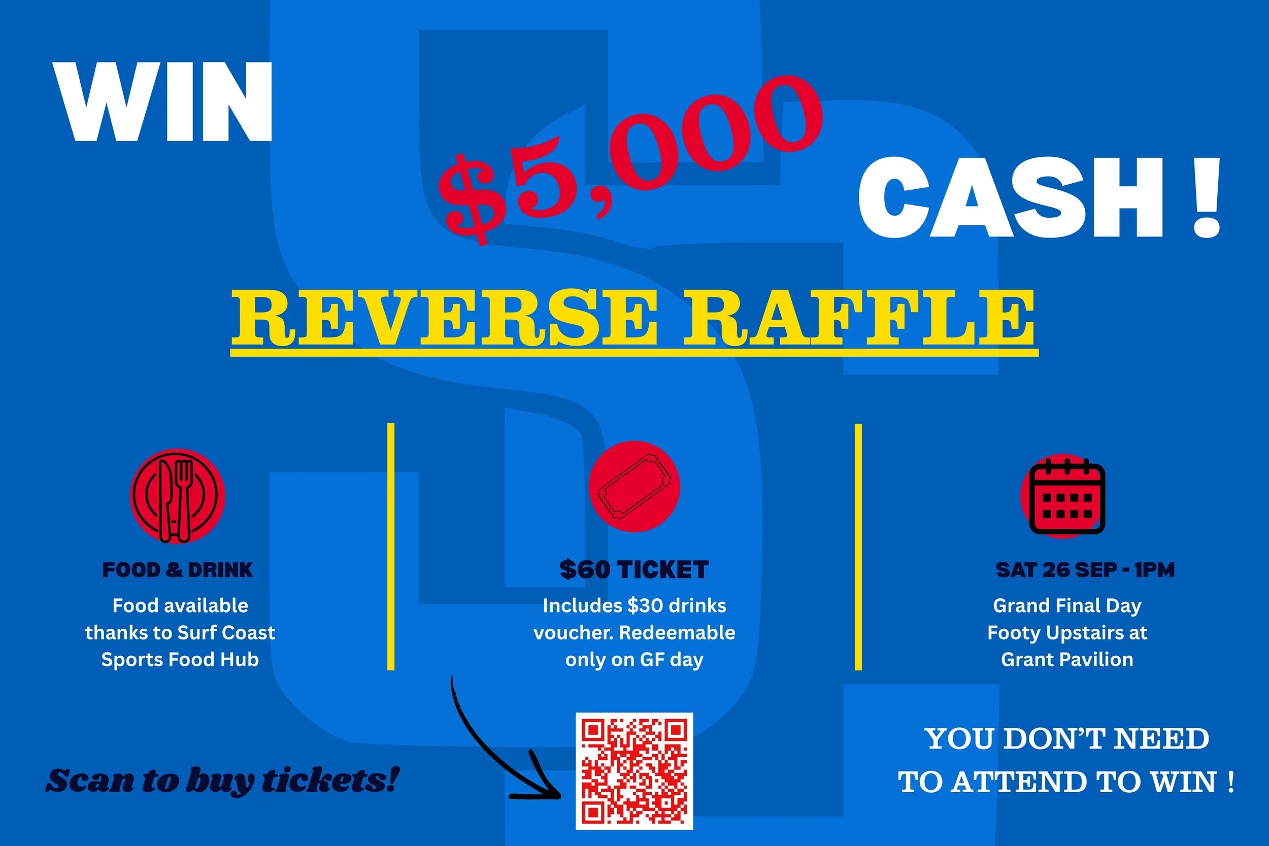 Grand Final Day Reverse Raffle