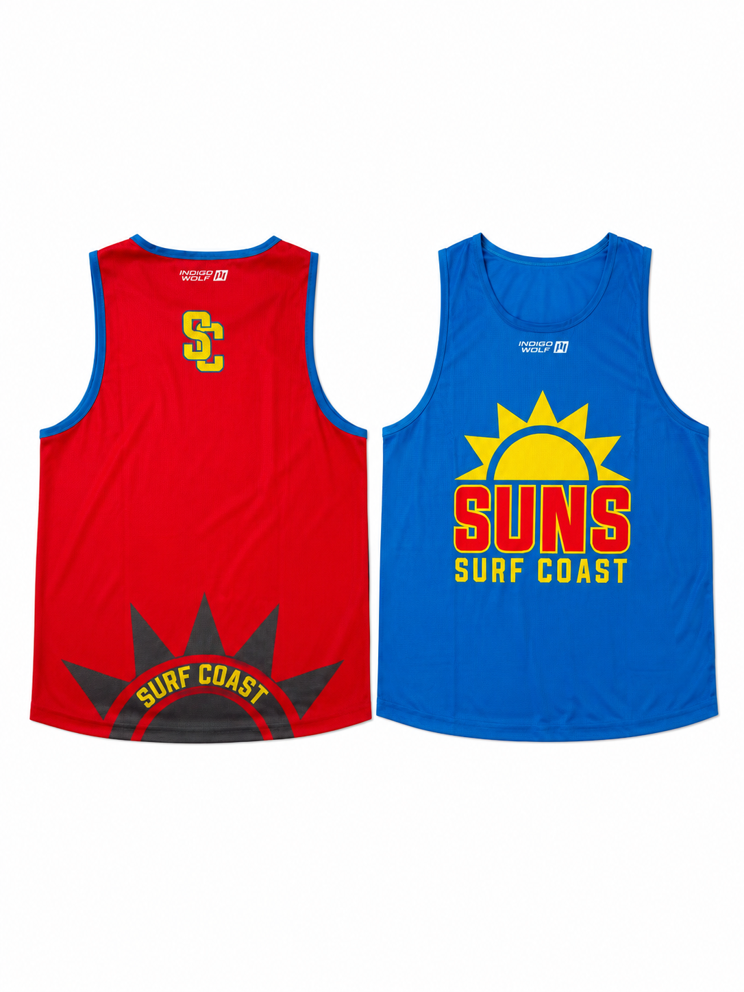 Surf Coast Suns Senior Men’s Reversible Singlet