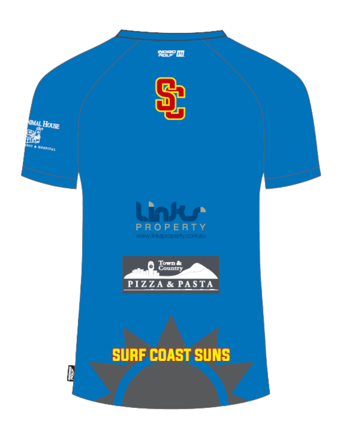 Surfcoast Suns - Training T-shirt back.png