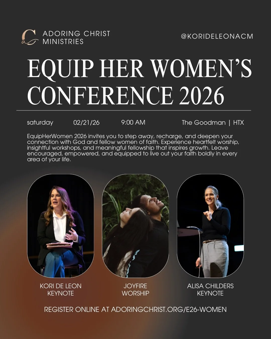 We&rsquo;re just TWO months away from the EquipHer Conferences! Give the gift of Spiritual Growth to a friend &amp; family member this new year.

We can&rsquo;t wait to see you there! 🙌🏼

Link in bio to Register! 🙌🏼

Tagging our EquipHer communit