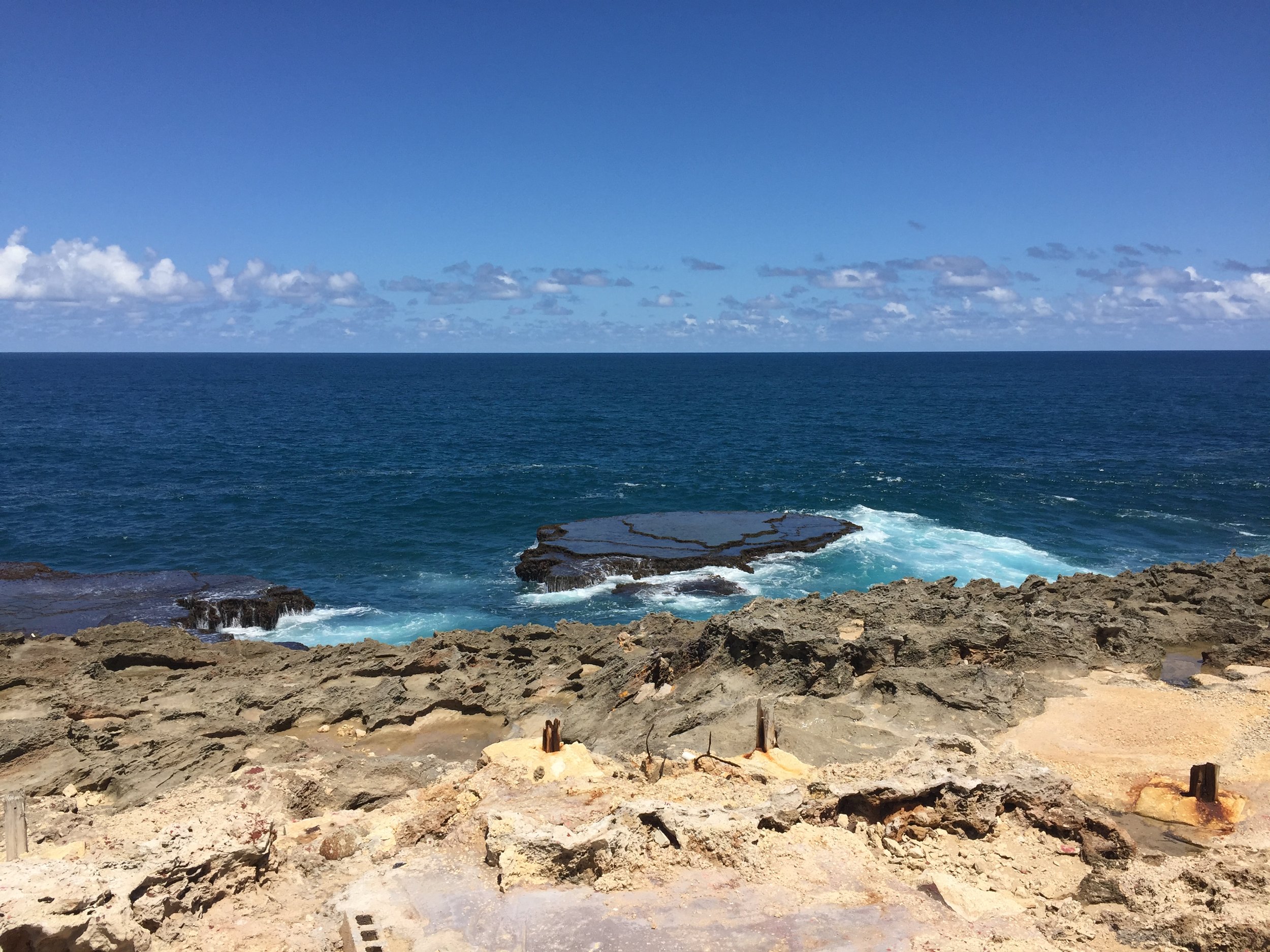 Vista Oceano Atlantico desde Arecibo