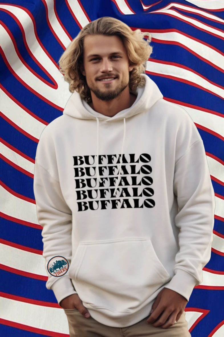 Buffalo Buffalo Buffalo Black design