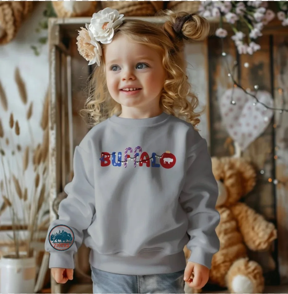 Kids Buffalo Xmas crew