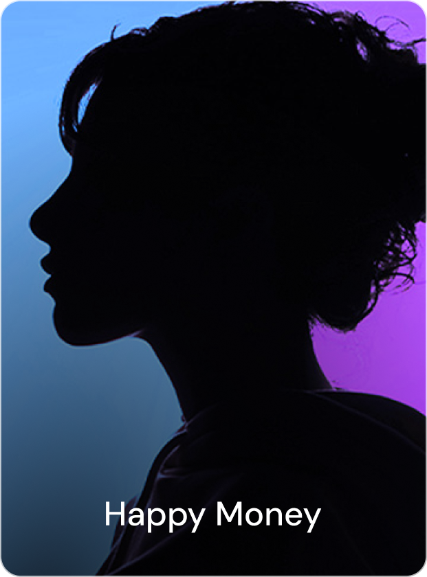 Close-up portrait of a young man with curly hair looking into the distance with a calm expression, outdoors during sunset.