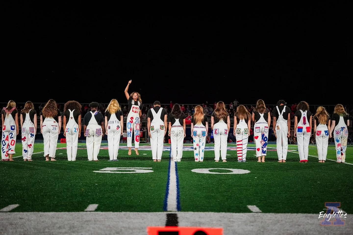 ✨💙 About last night&hellip; 💙✨

From the sidelines to the halftime show, the Eaglettes brought the energy at Sadie Hawkins! So much spirit, so much fun, and a night we won&rsquo;t forget. 🦅💃

#Eaglettes #ApolloPride #FridayNightLights #DanceIsASp